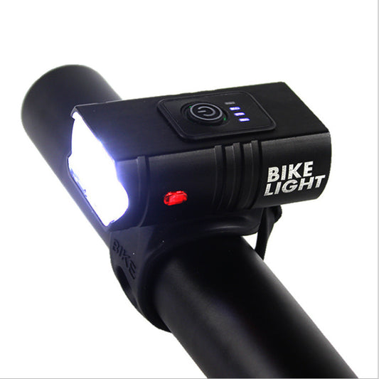 Outdoor Cycling Lights, Electric Display Red Light Warning Lighting, Bicycle Headlights