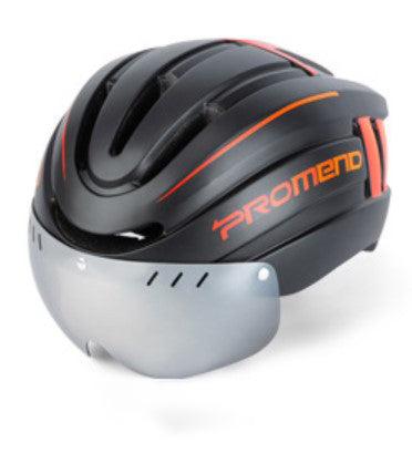 Mountain Bike Helmet And Helmet Integral Molding With LED Warning Iight Mountain Riding Equipment