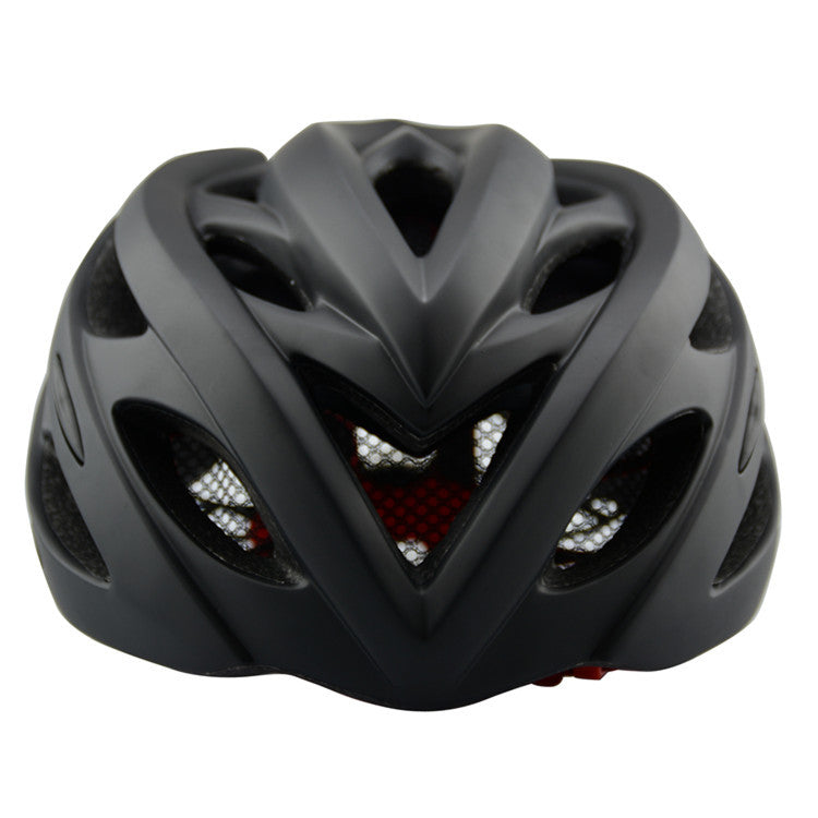 Bicycle integrated riding helmet